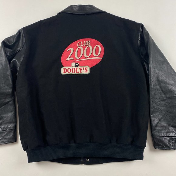 North End Jackets & Coats Vintage Dooleys 200 Club Leather Wool